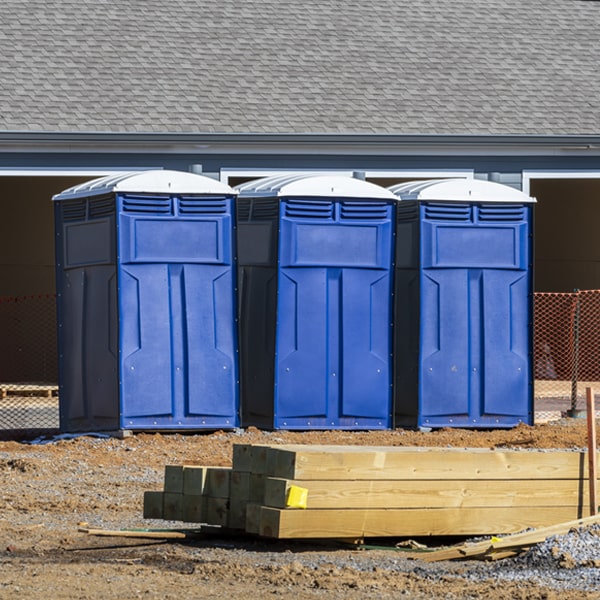 what is the cost difference between standard and deluxe portable toilet rentals in Research Triangle Park